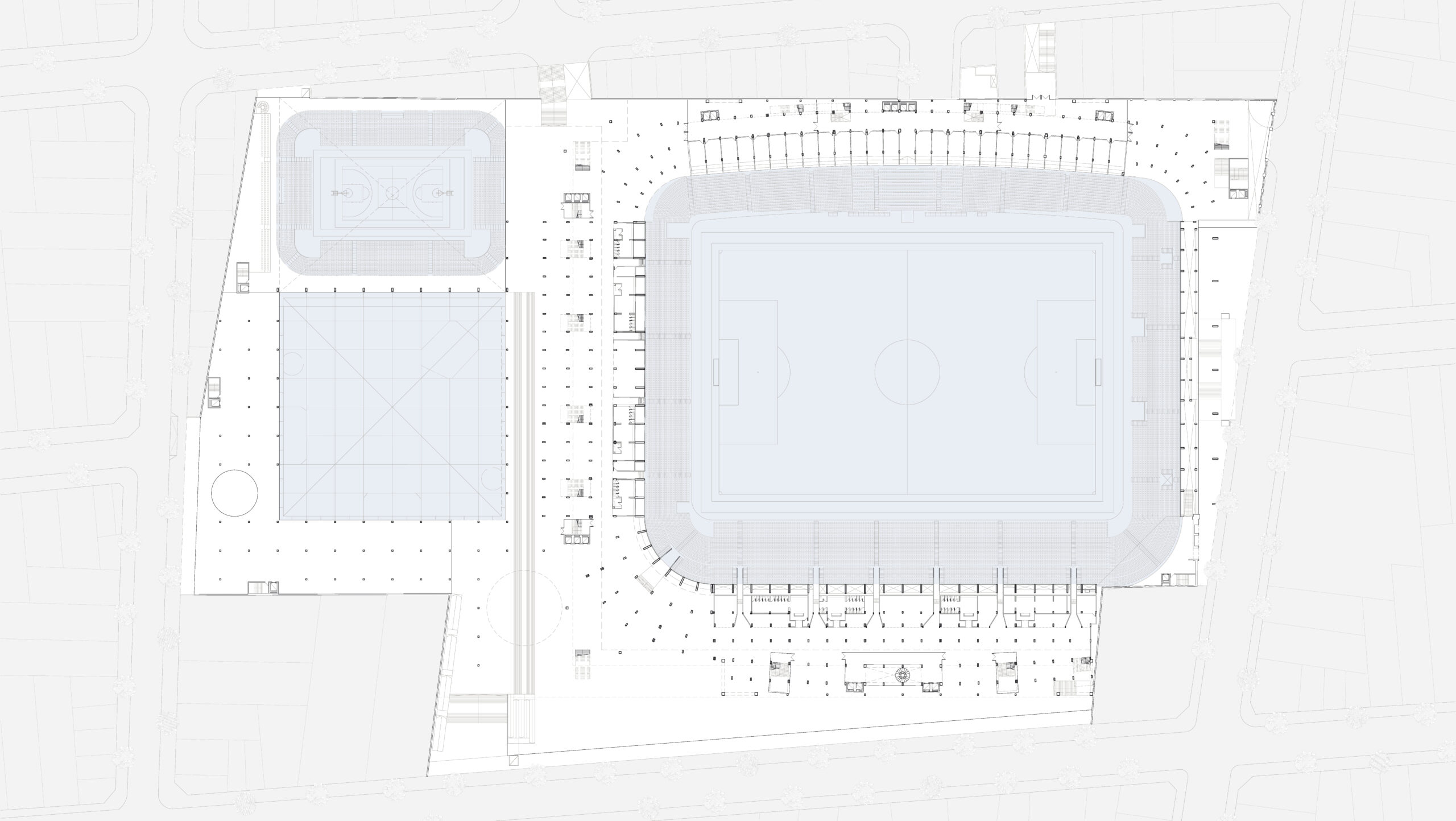 Esquema Estadio Arena Plaza